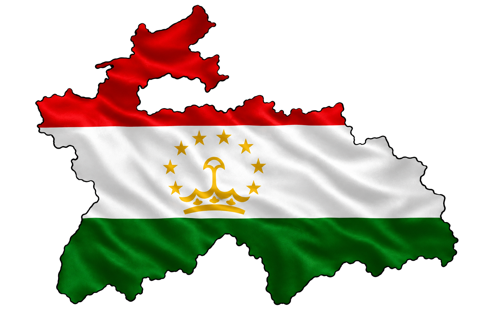 نقشه تاجیکستان